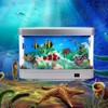 Iegefirm Aquarium Fish Light Dynamic Ocean Virtual Dolphin Landscape Tropical