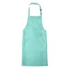 HARFINGTON Kitchen Cooking Aprons 82x68cm Adjustable Bib Waterproof Long Ties