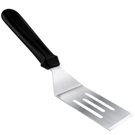 Metal Spatulas for kitchen Use, Pieces Professional Serving Spatula with Heat Resistant Handle, 9.8 Inch Stainless Steel Spatula Ideal for Pancakes, Eggs, Griddle Scraper, BBQ or Desserts