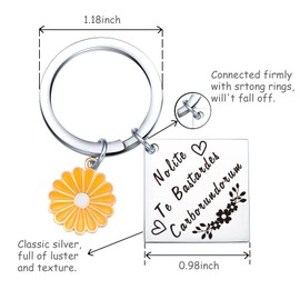 UIEOA Feminism Gifts Women Empowerment Gifts For Wife Girlfriend Girl Power Keychain Best Friend Keychain For Women Bestie Gifts Feminist Keychain Motivational Keychain Positive Jewelry