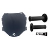 for ODI Black No Waffle Handlebar Grips with Grip Glue