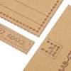 4Pcs Acrylic Template Card Holder DIY HandMade Leather Pattern Drawing