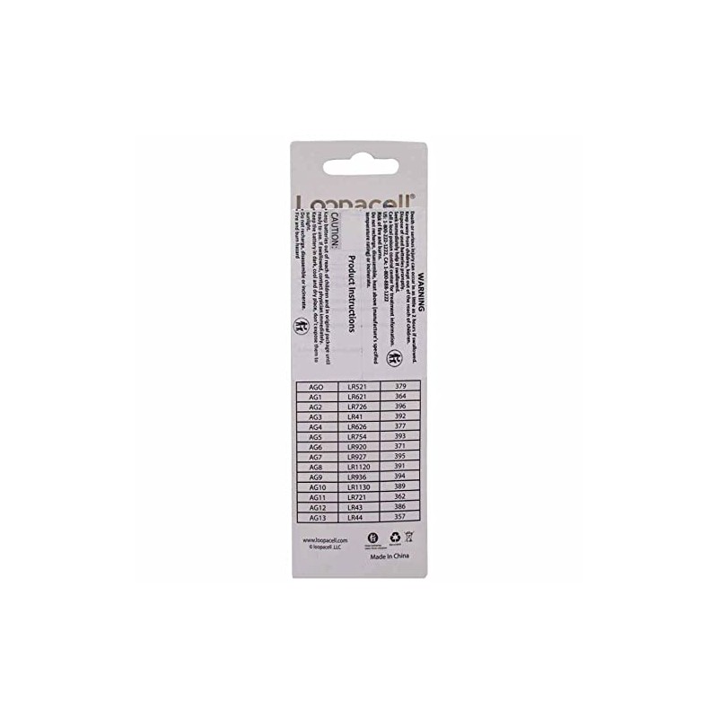 LOOPACELL 10 394 / 380 Watch Batteries SR936W SR936SW