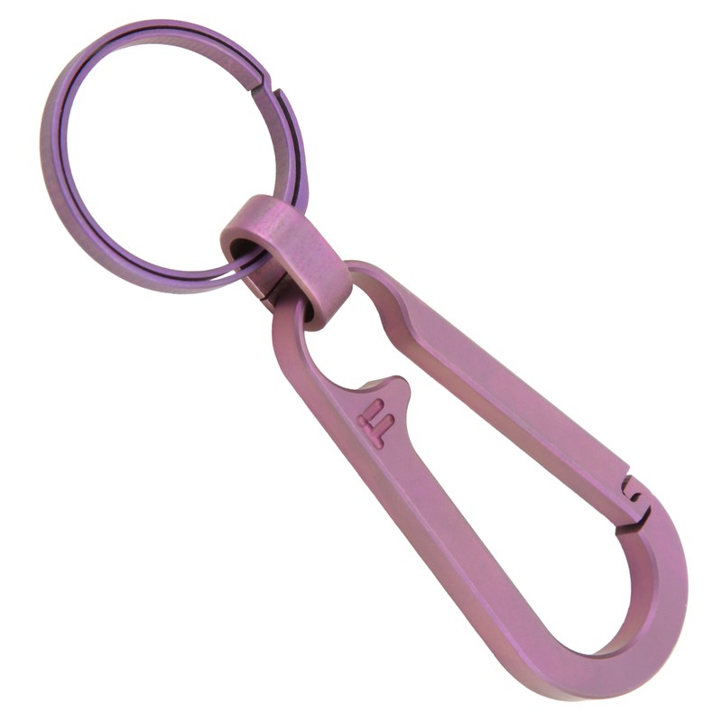 Lightweight Titanium Alloy Key Chain Waist Hanging Keyring Outdoor Climbing