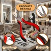 Wellrun 3-Hole Hair Extension Pliers for Micro Rings,Professional Nano Beads