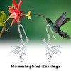 Kootwo Hummingbird Dangle Earrings 925 Sterling Silver Hummingbird Earrings for