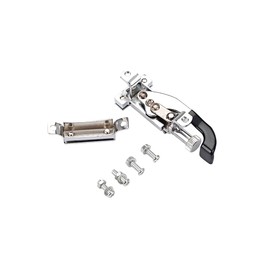 Alnicov Snare Drum Strainer,Snare Drum Regulator Throw Off Butt End Set for Drum Parts Replacement Silver