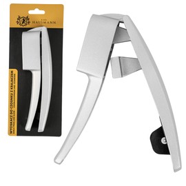 Stainless Steel Garlic Press for Garlic & Ginger, Garlic Cutter, Garlic Press, Easy to Clean Garlic Press, Kitchen Aid Dishwasher Safe, Robust, Silver