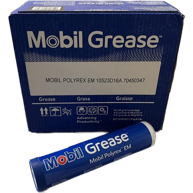 Mobil (2 Pack) - 13.7 oz Polyrex EM, Motor Grease