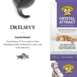 Dr. Elsey's Crystal Attract Silica Cat Litter, 8lbs