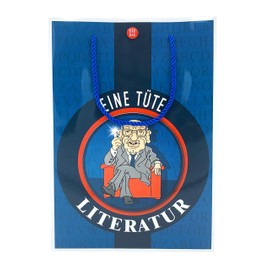 Sound Gift Bag "A Bag of Literature", Gift Bag for Books, When the Bag Opens a Very Well-known Literary Critic, Great Surprise, GagBag by bentino