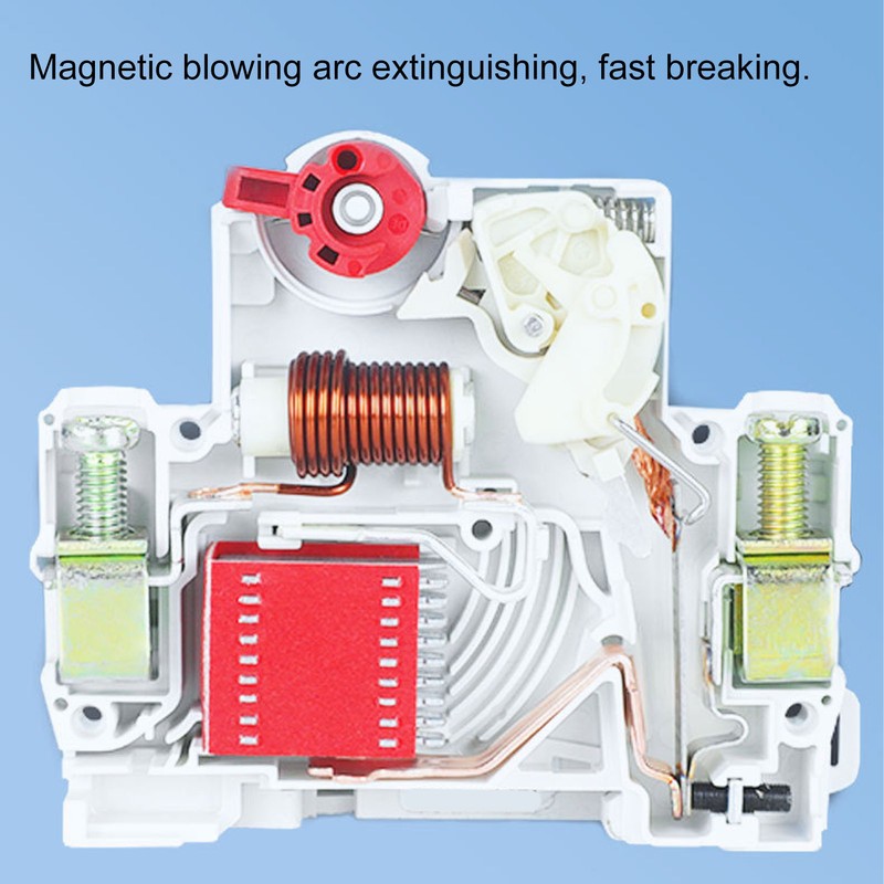 3P DC Circuit Breaker 6000A Breaking Capacity Mini Safety Circuit