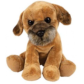 Suki Gifts International - Medium Sitting Dog, Border Terrier (12159), Brown