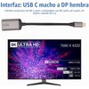 Adaptador USB-C a DisplayPort 4K a 144Hz 8K a 30Hz