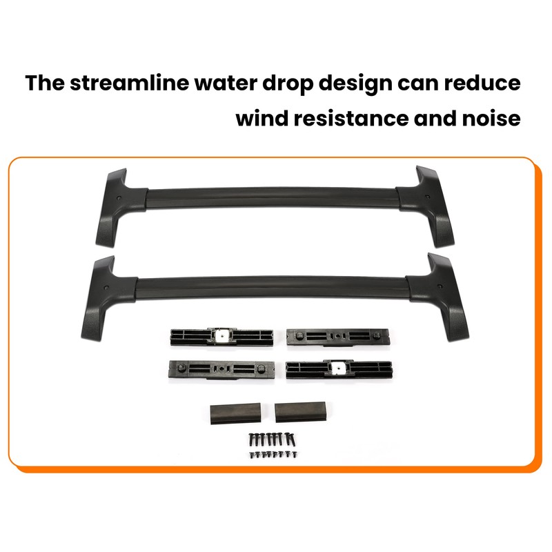 ECOTRIC Aluminum Roof Rack Cross Bars Compatible with 2009-2017 Chevy