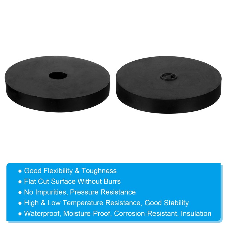 PATIKIL Vibration Isolation Washer 2.8" OD 0.5" ID 0.4" Thick,