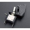 LED Missile Switch Missile Switch Cover 12V 2 Pole Carbon
