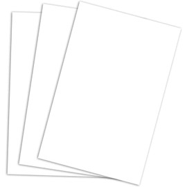 White Card Stock Paper | 11 x 17 Inch Smooth Thick Heavy Weight Cardstock | 50 Sheets Per Pack | 100lb Cover (268 gsm)