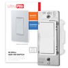 UltraPro Add-On Switch QuickFit and SimpleWire, in-Wall White Rocker Paddle