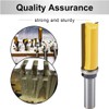 HOHXEN Flush Trim Router Bit 1/2" Shank 3/4'' Width,Top Bearing
