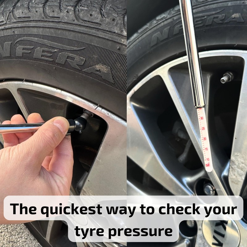 alca Pneumatic Tyre Pressure Gauge Pencil, Air Pressre Tester Universal