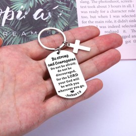 Precious Moments Bible Baby Baptism Gifts for Girl Boys Women Adult Cross Christian Bible Verse Christmas Keychain for Women Men Baptism Scripture Gifts Bible Accessories Women Faith Based Gifts