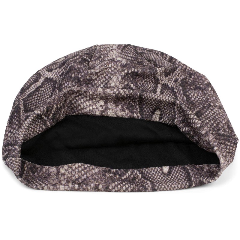 styleBREAKER 04024174 Women's Beanie Hat with Snake Python Pattern and