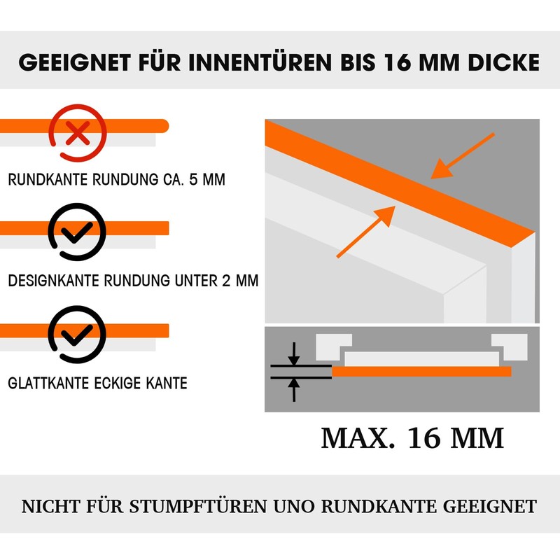 Door Closer No Drilling, MARIE Door Closer Automatic for Light