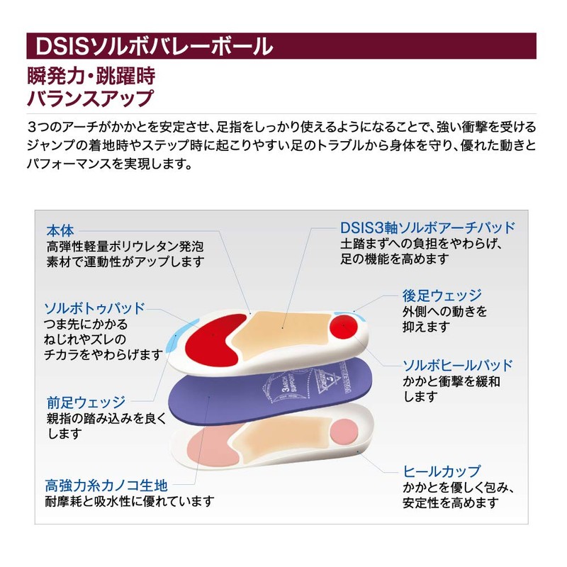 Sorbo 9ZA760L Men's Insole, purple berry, L(26.5~27.5cm)