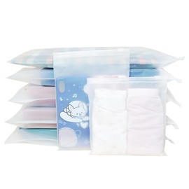 20 Pcs Reusable Ziplock Bags, Plastic Hospital Bags Travel Clothes Storage Bags Clear Seal Bags Waterproof Luggage Organiser Suitcase Clothes, Shoes, Cosmetics (30x40cm)