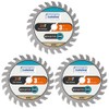 Luckyway 3 Inch Circular Saw Blade 24T with 3/8 Inch