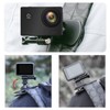 jojofuny 360degree Backpack Strap Action Camera Clip for Hiking and