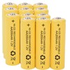 12 Packs 1.2V AA 200mAh Ni-Cd Rechargable Batteries for Solar
