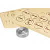 Orii Spice Labels - Clear Round - 160 Pre-Printed +20