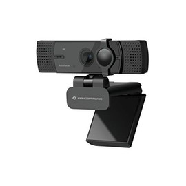 CONCEPTRONIC AMDIS07B 4K Ultra HD Webcam with Dual Microphone