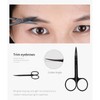 3pc Eyebrow Set. Includes scissors, tweezers with comb and foldable