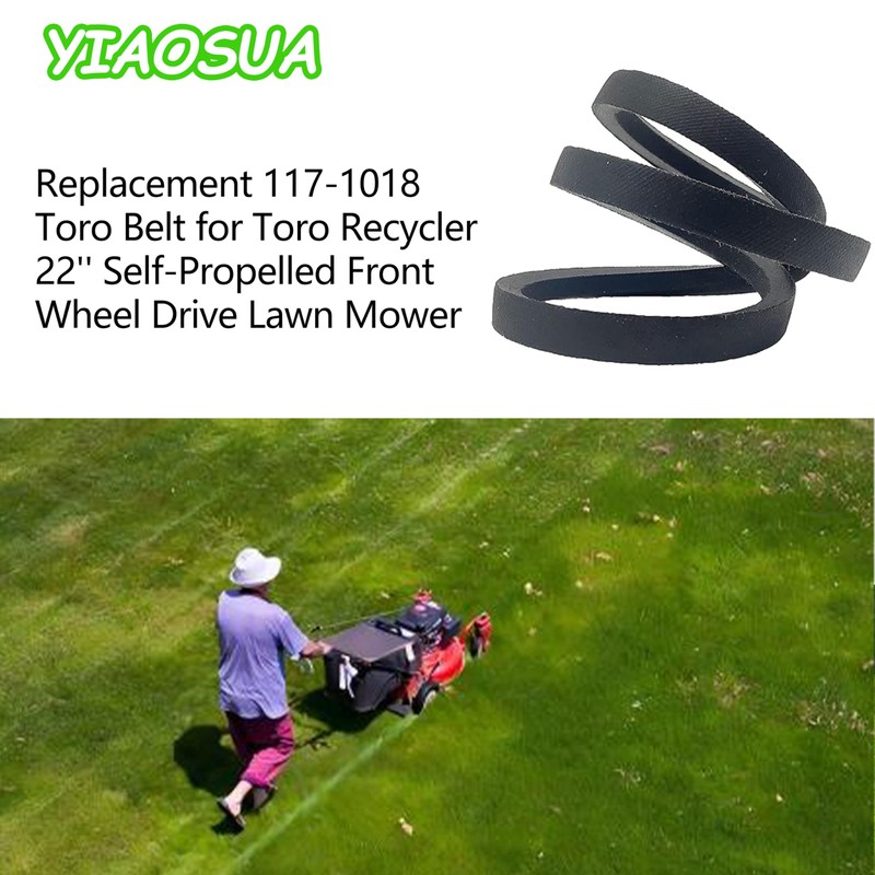 YIAOSUA 117-1018 Mower Belt for Toro Recycler 20330 20331 20350
