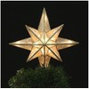 GE 10-in Capiz Lighted Incandescent Capiz Star Christmas Tree Topper