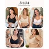 LetsJoli Lace V Wireless Bras for Women No Underwire Seamless