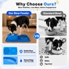 DTDBBFU 2-in-1 Dog Licking Bowl with Rolling Ball & Puzzle