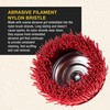 Dura-Gold 6" Abrasive Filament Nylon Bristle Cup Brush - 5/8"
