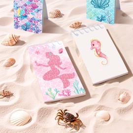 BACH AND BOUJEE Underwater World Party Bags Children's Birthday Party Favours Pen Notepad Party Bags Children's Birthday Sea Animals Gift Pinata Filling Children Boys