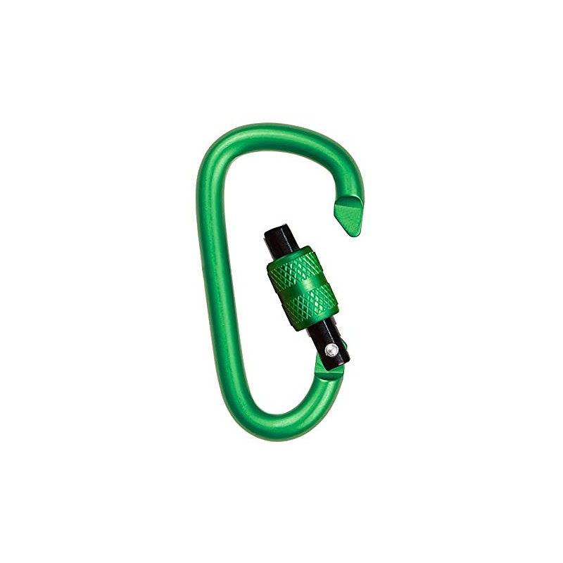 Carabiner with screw cap