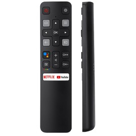 Replacement Remote Control for All TCL Android 4K UHD Smart TV, RC802V FNR1 Compatible with All TCL Android TV 40S334 50S434 55S434 75S434 40S330 70S430 32S334 55S435 50S435 [NO Voice Function]