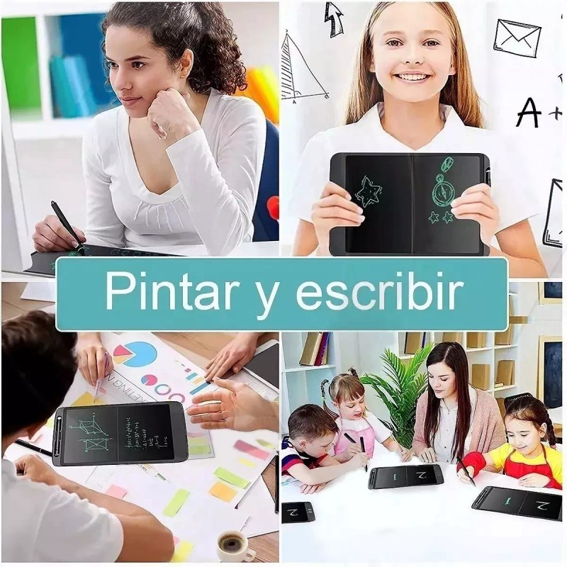 Tutu 2 Pzas Pizarras Mágicas Lcd Para Niños De 8.5in