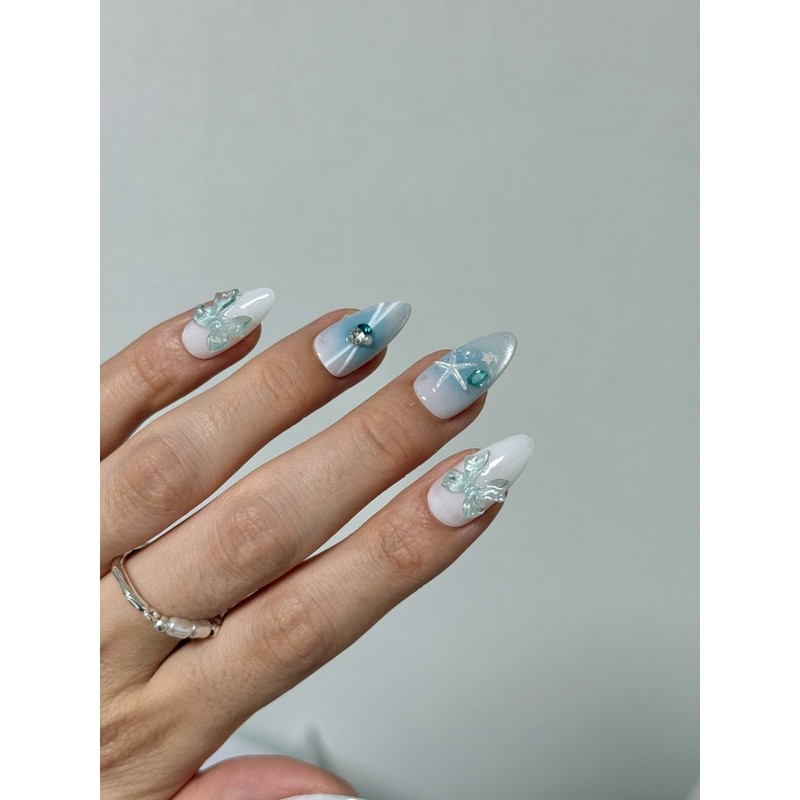 [Kitchy Summer Collection] Cute Nail Kitty Nail Summer Nail –