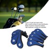 10pcs Golf Iron Head Cover with Number Printing Neoprene Zippered