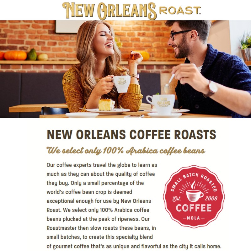 New Orleans Roast Southern Pecan Single Serve Coffee Pods -