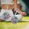 Mandala Chakra Earrings for Women 7 Chakra Yoga Lotus Earrings