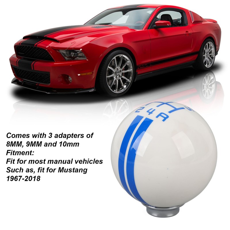 5 Speed Shift Knob Round Ball Manual Shift Knob with